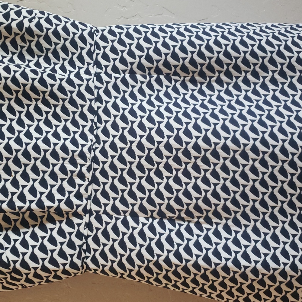 Vineyard Vines Dress Womens Navy White Whale Pattern 4 Lined Zippered Classic - Picture 9 of 11